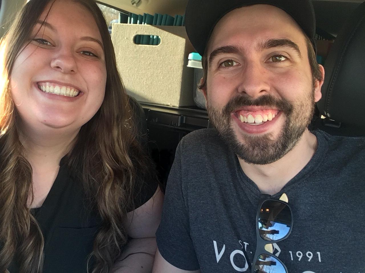 Moving Dallen into our apartment!!