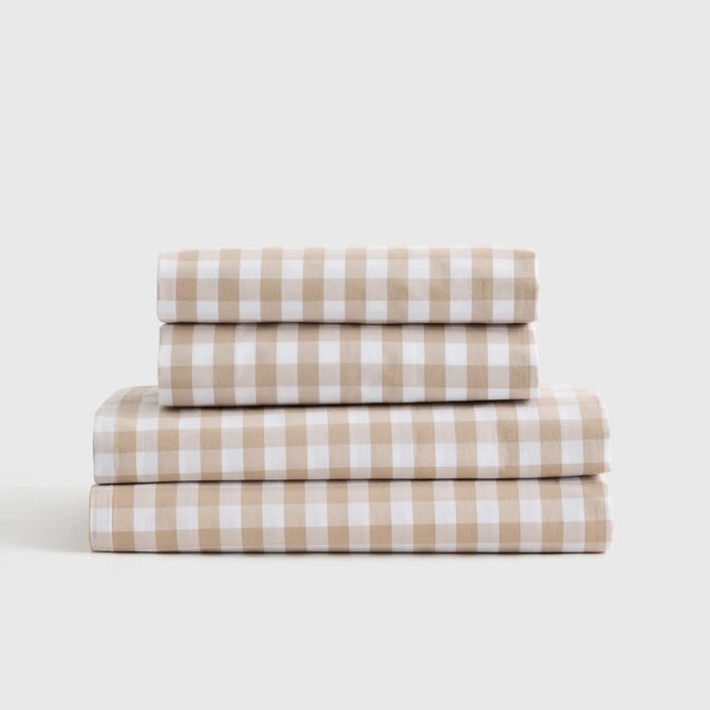 Organic Crisp Percale Sheet Set - Queen