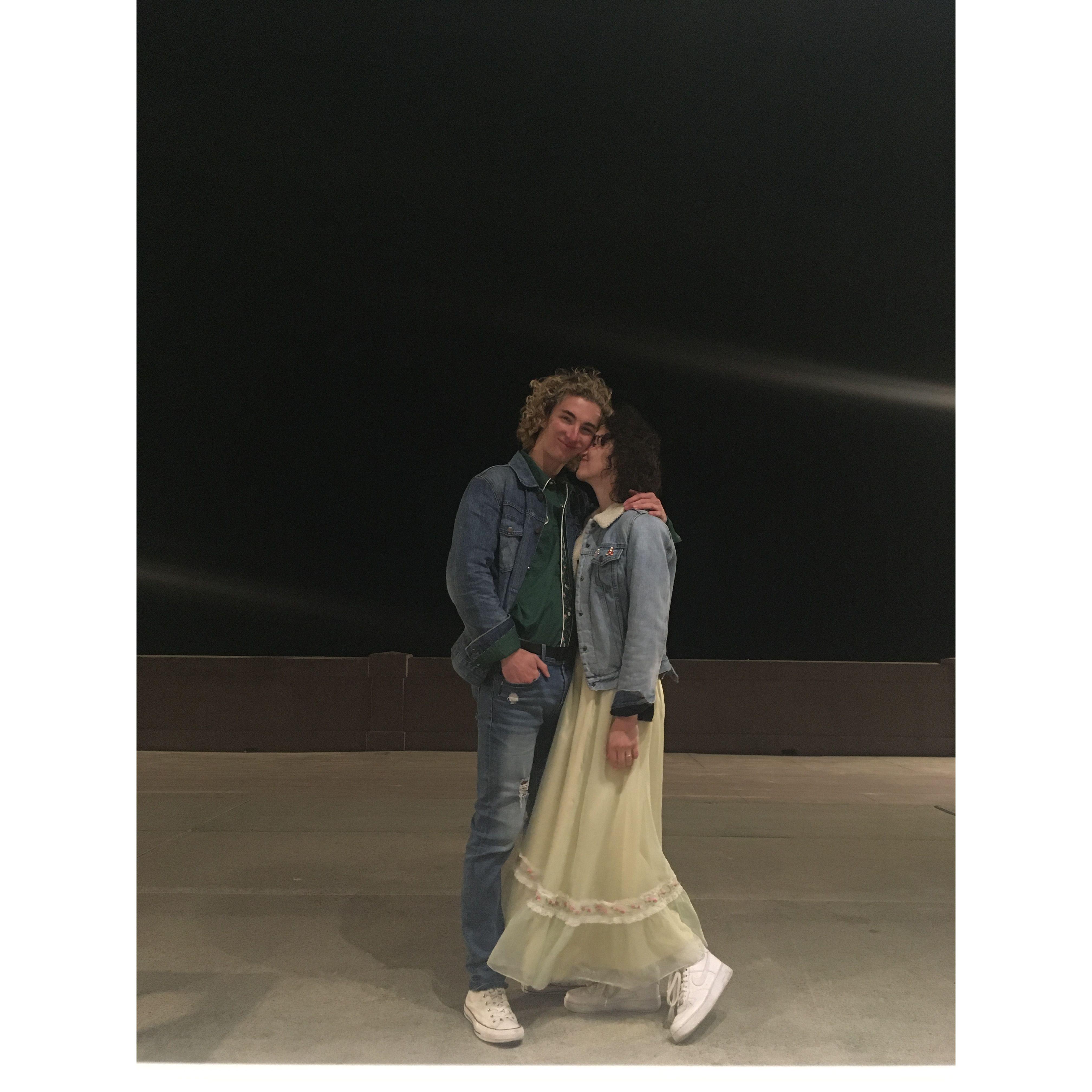 Swing dance lesson on the beach in San Diego