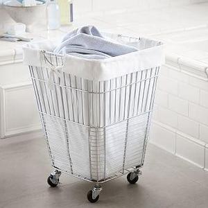 Chrome Hamper