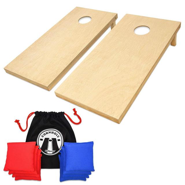 GoSports Solid Wood Premium Cornhole Set