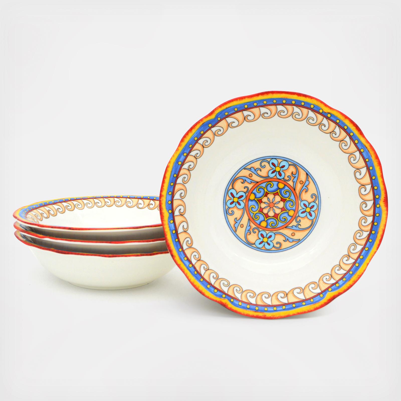 Zanzibar Stoneware Pasta Bowls – Euro Ceramica