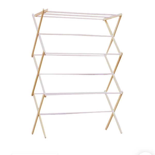 Wood Clothes Drying Rack