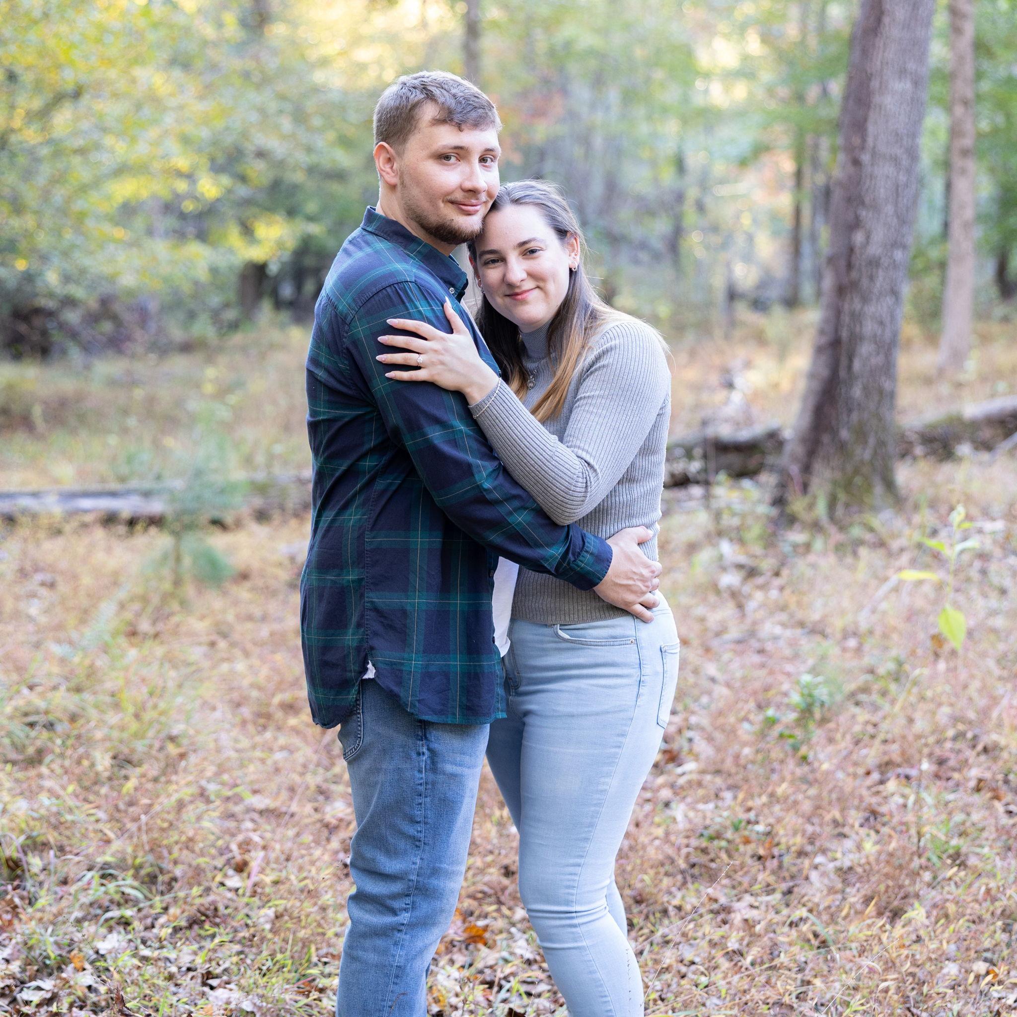 Engagement photos we had done in Morrow Mountain, in Albermarle! Photos taken by Kim Yandle. ©