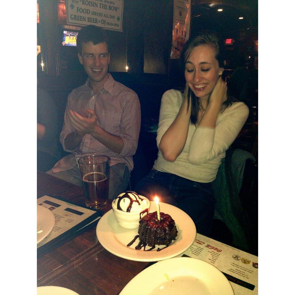 Just a few months after we met - Anna's 24th birthday dinner in Mountain View. Later that night Corey showed Anna how to properly do tequila shots. First known pic of us together!
