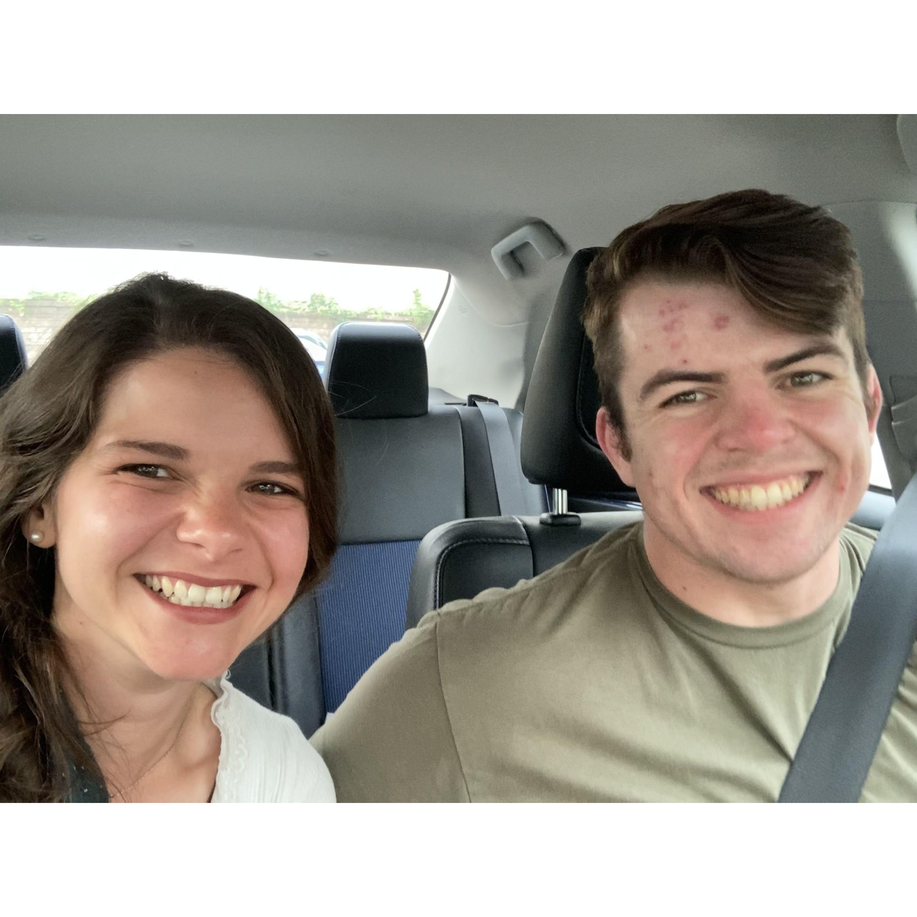 First picture taken after our first kiss, 8/5/23