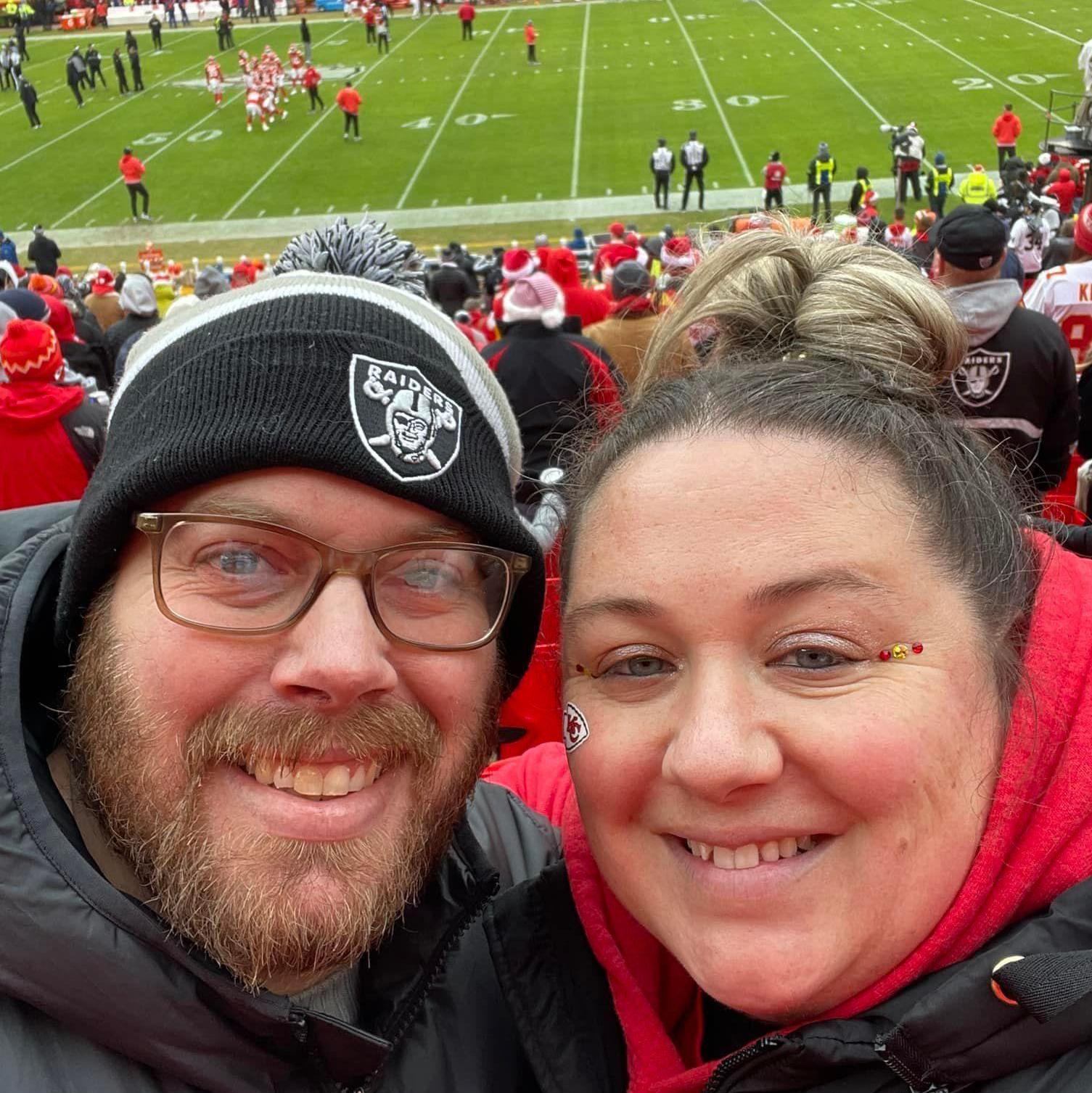 We got to spend Christmas with Taylor Swift when the Chiefs played the Raiders.