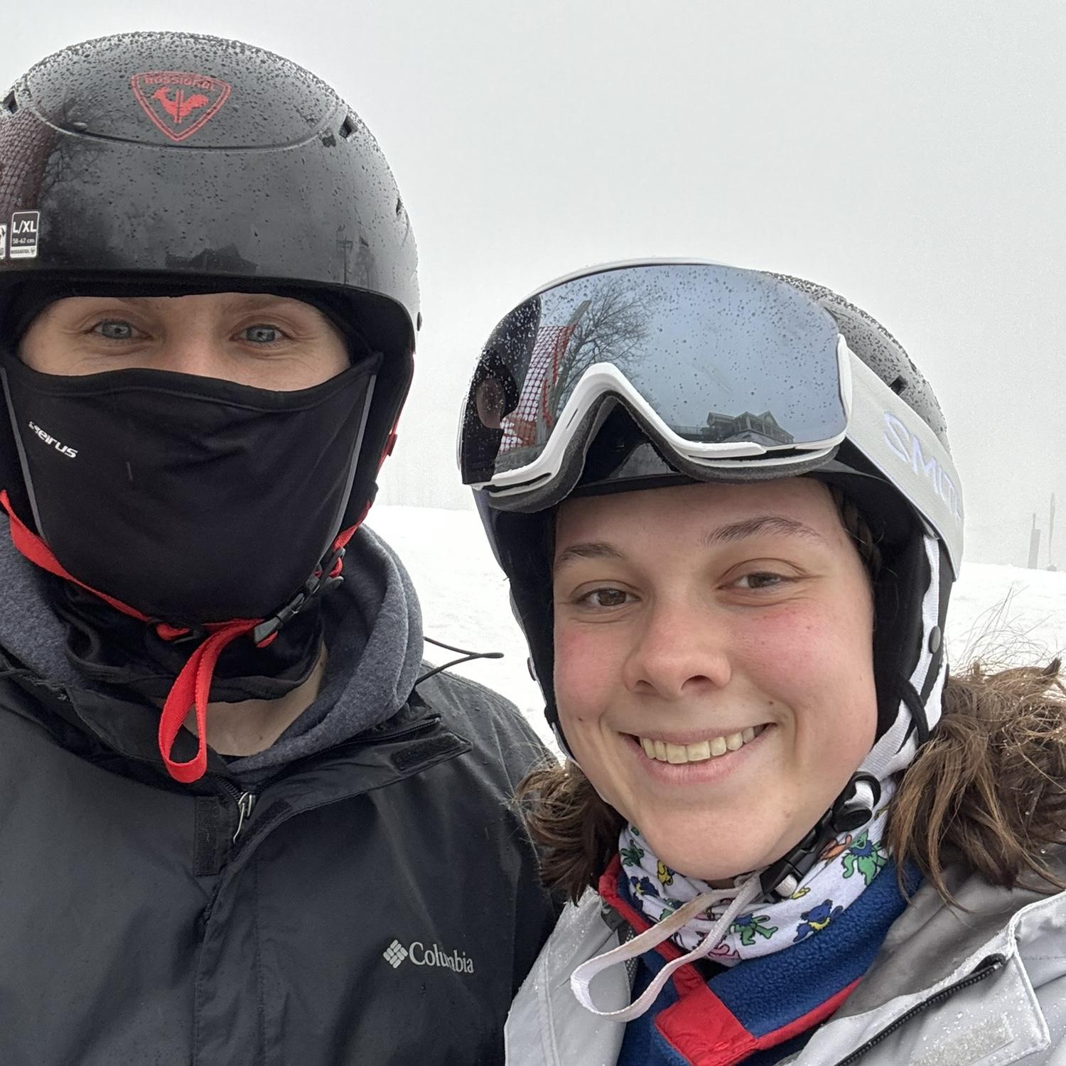 First Time Skiing!