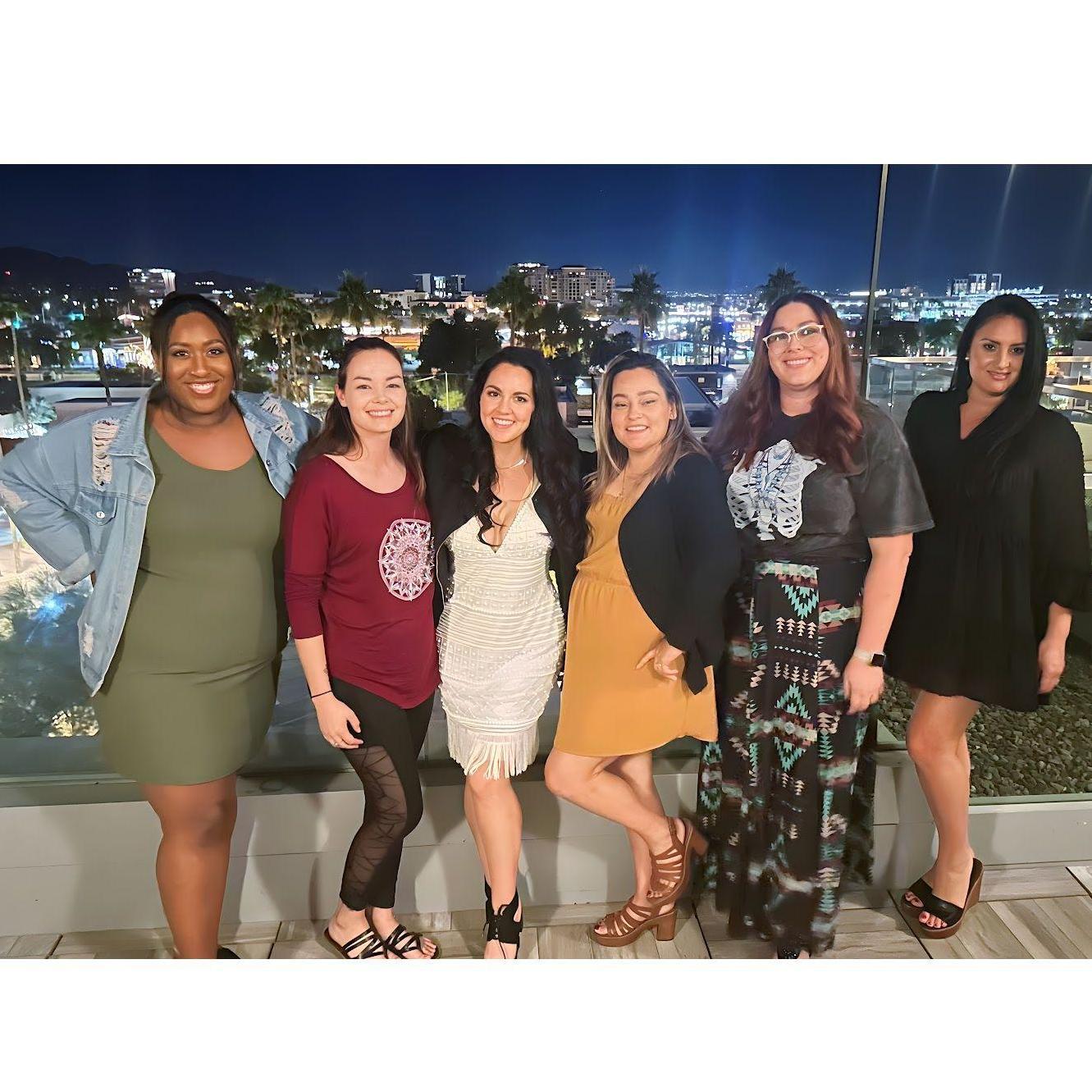 Girls at the First Bachelorette Dinner Friday Night!