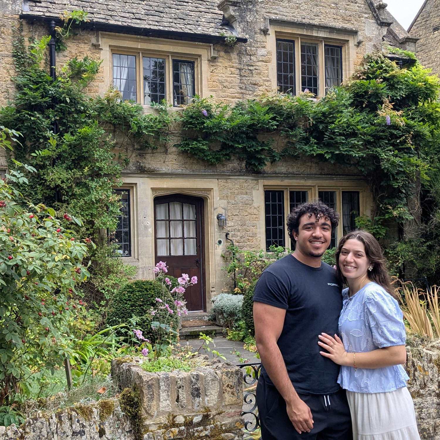 Michael's first of many visits to see Lorelei in the UK...looking forward to calling this place home