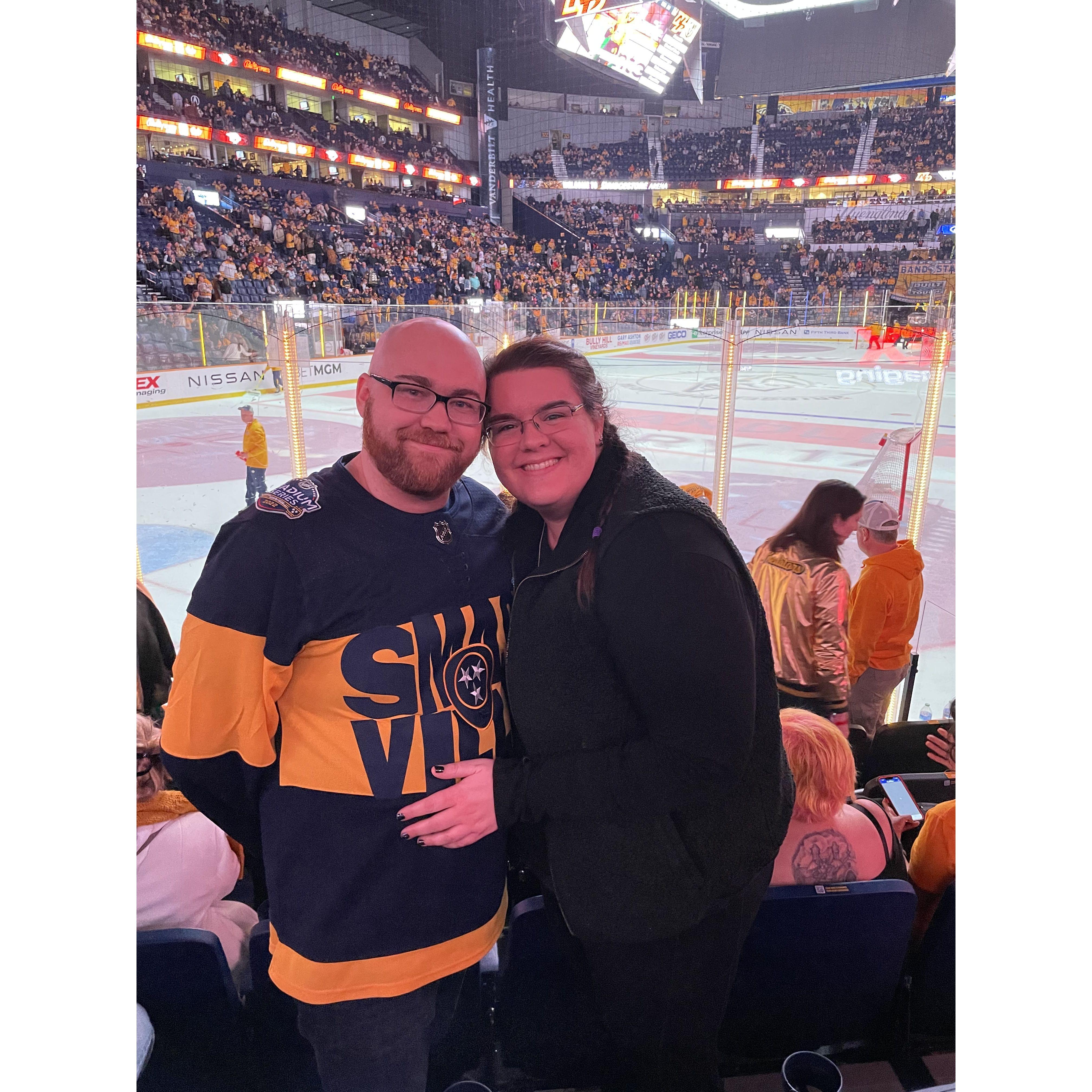 02/07/2023 One of many Nashville Preds games!