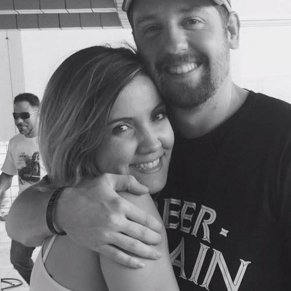 Love at first sight. This picture was taken on the day we met, on a barbecue after the Beer Train. Curitiba, december, 2015.