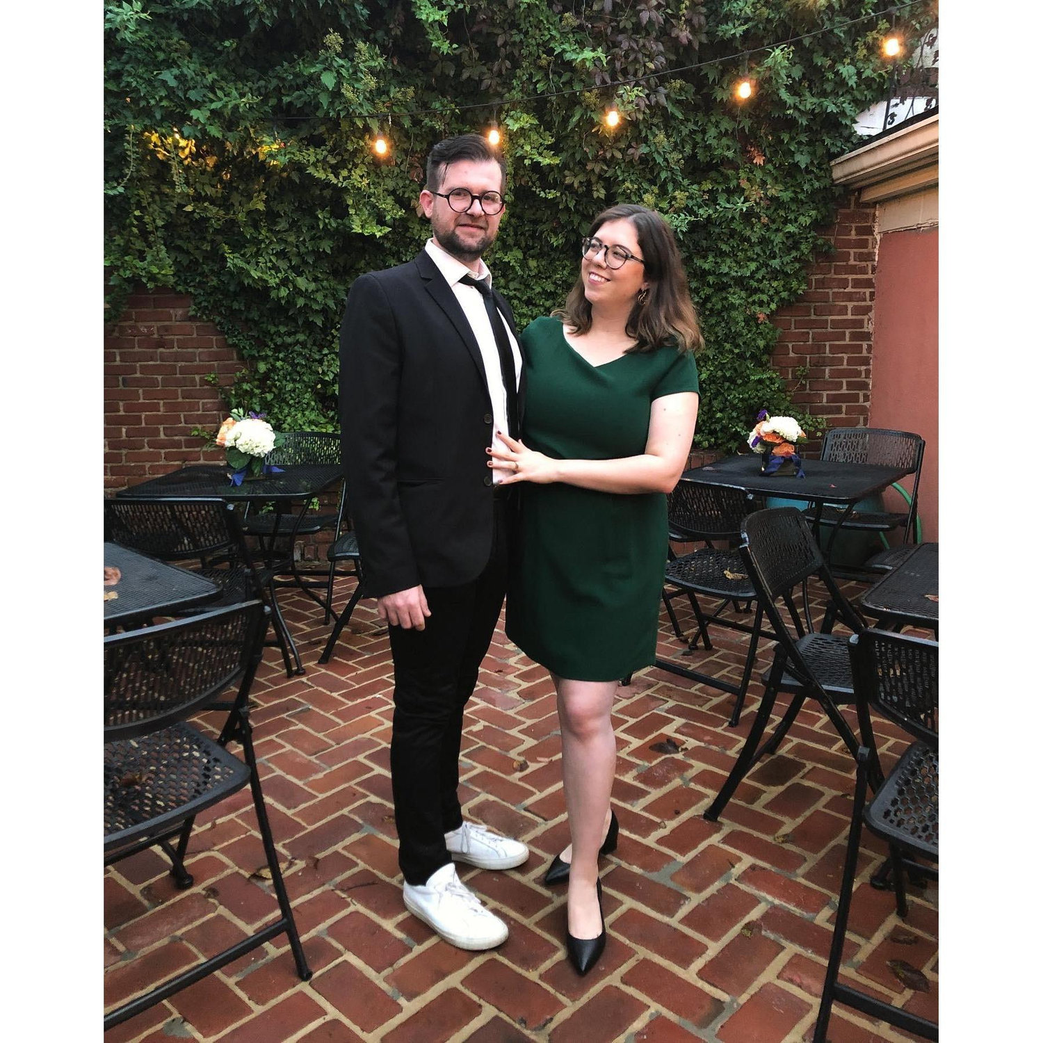 we cleaned up nice