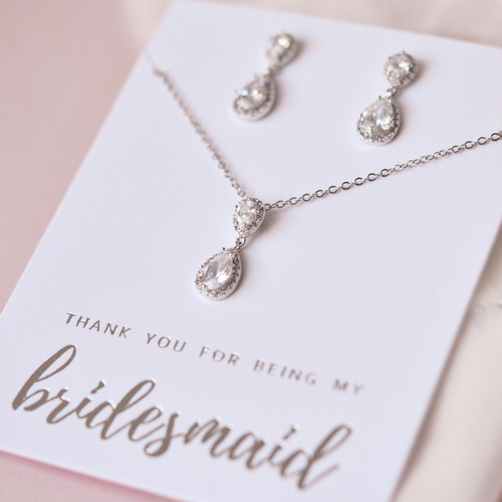 bridesmaid jewelry sets