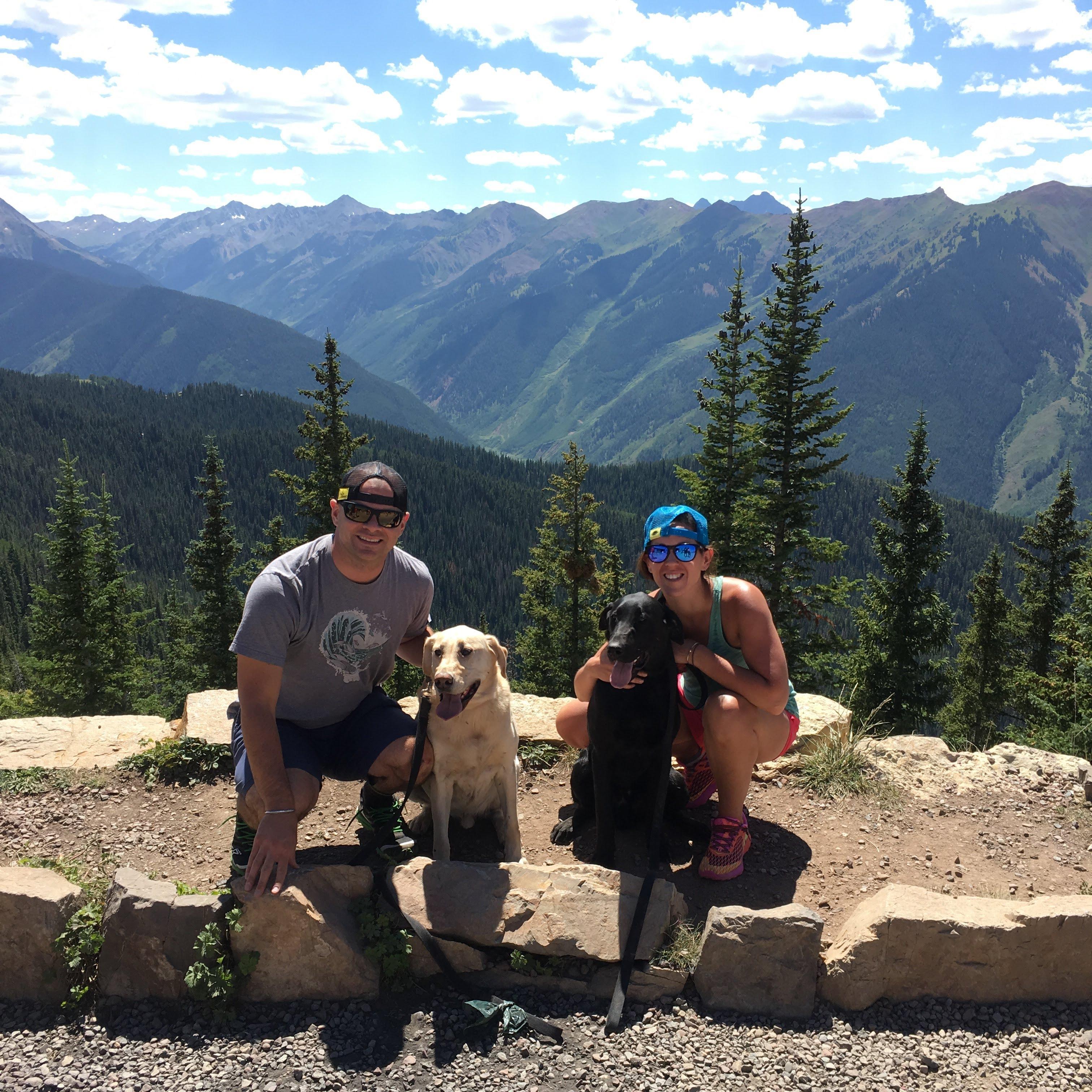 On top of Aspen Mountain, CO 2016