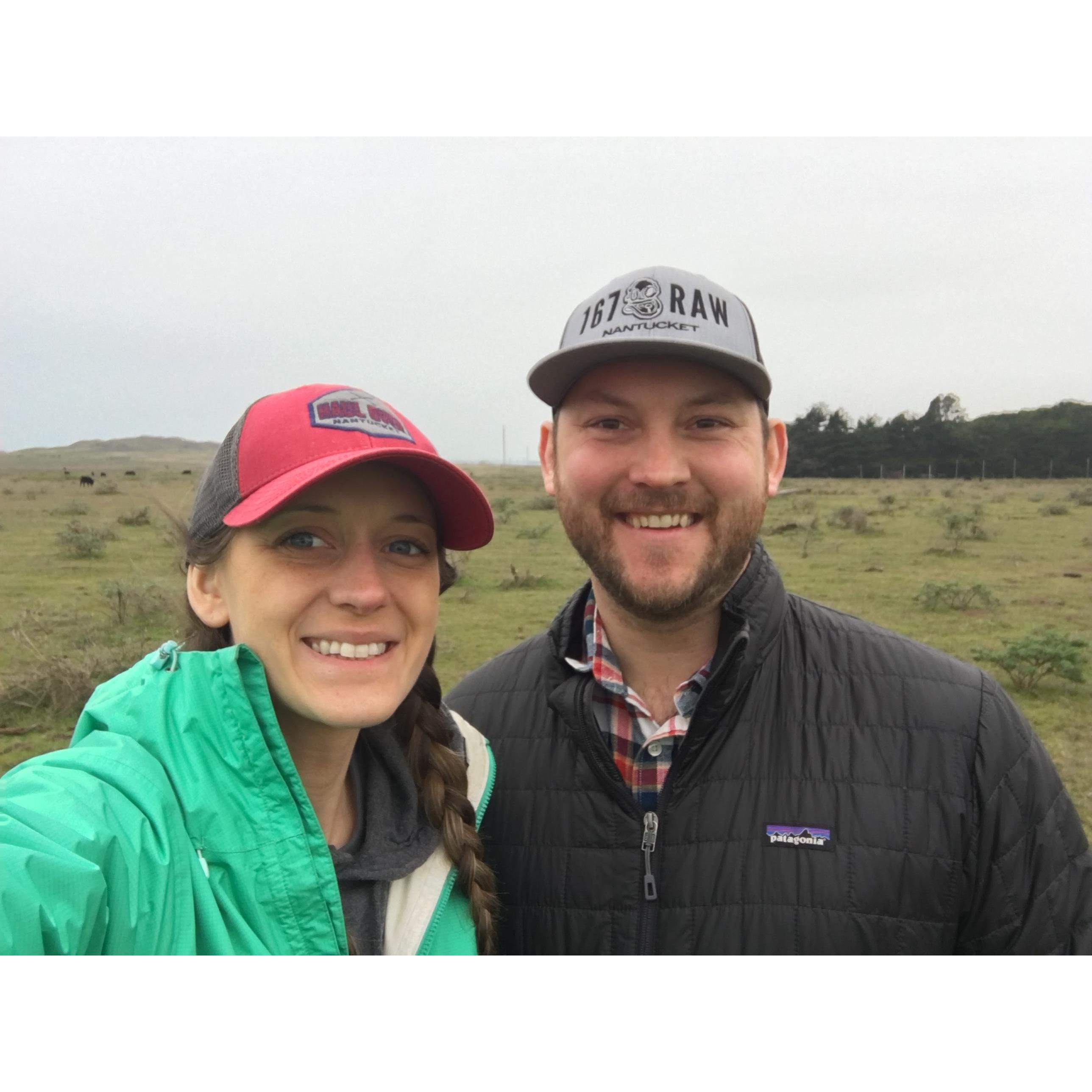Exploring the coast of Northen California on our family trip January 2019