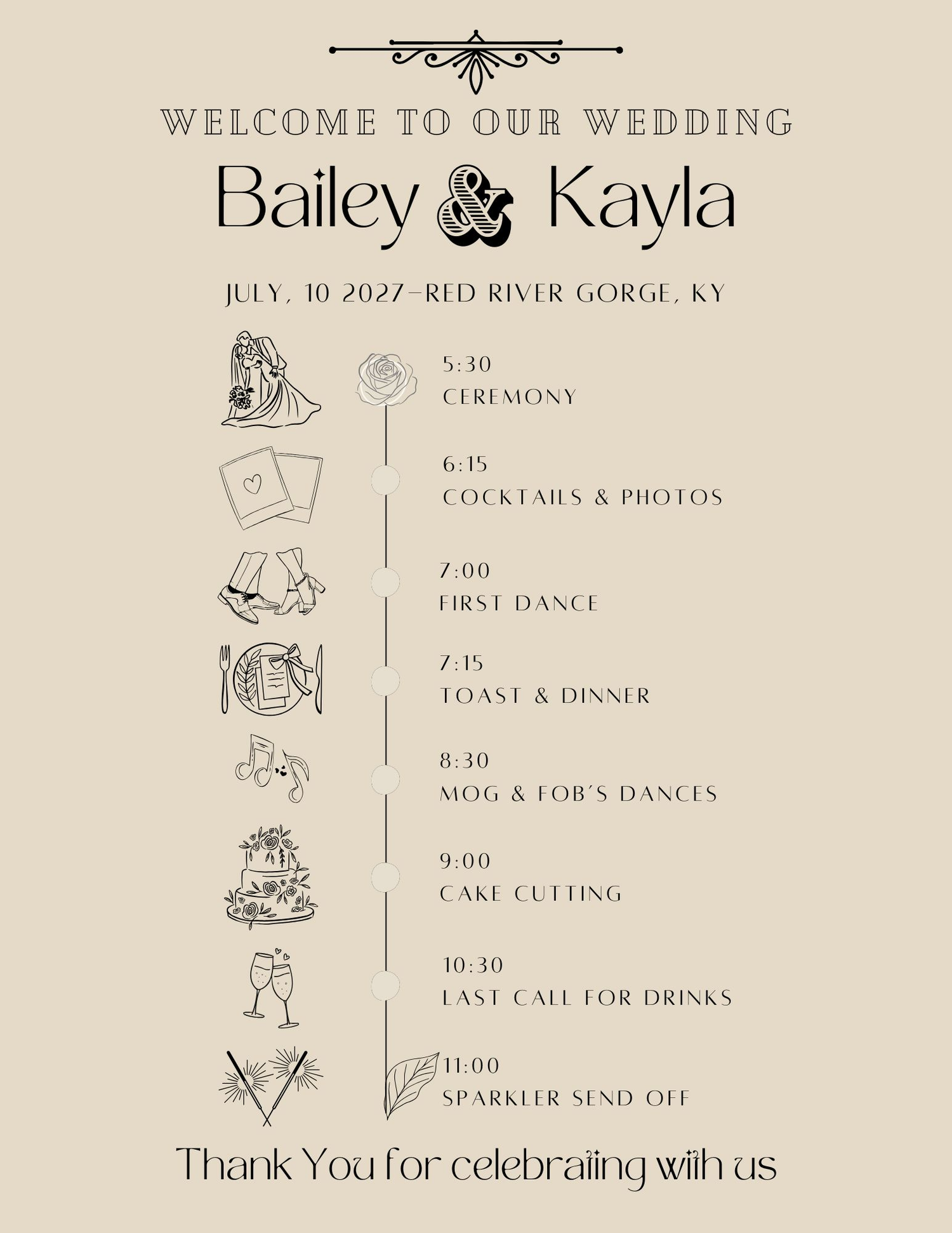 The Wedding Website of Bailey Drake and Kayla Roberts