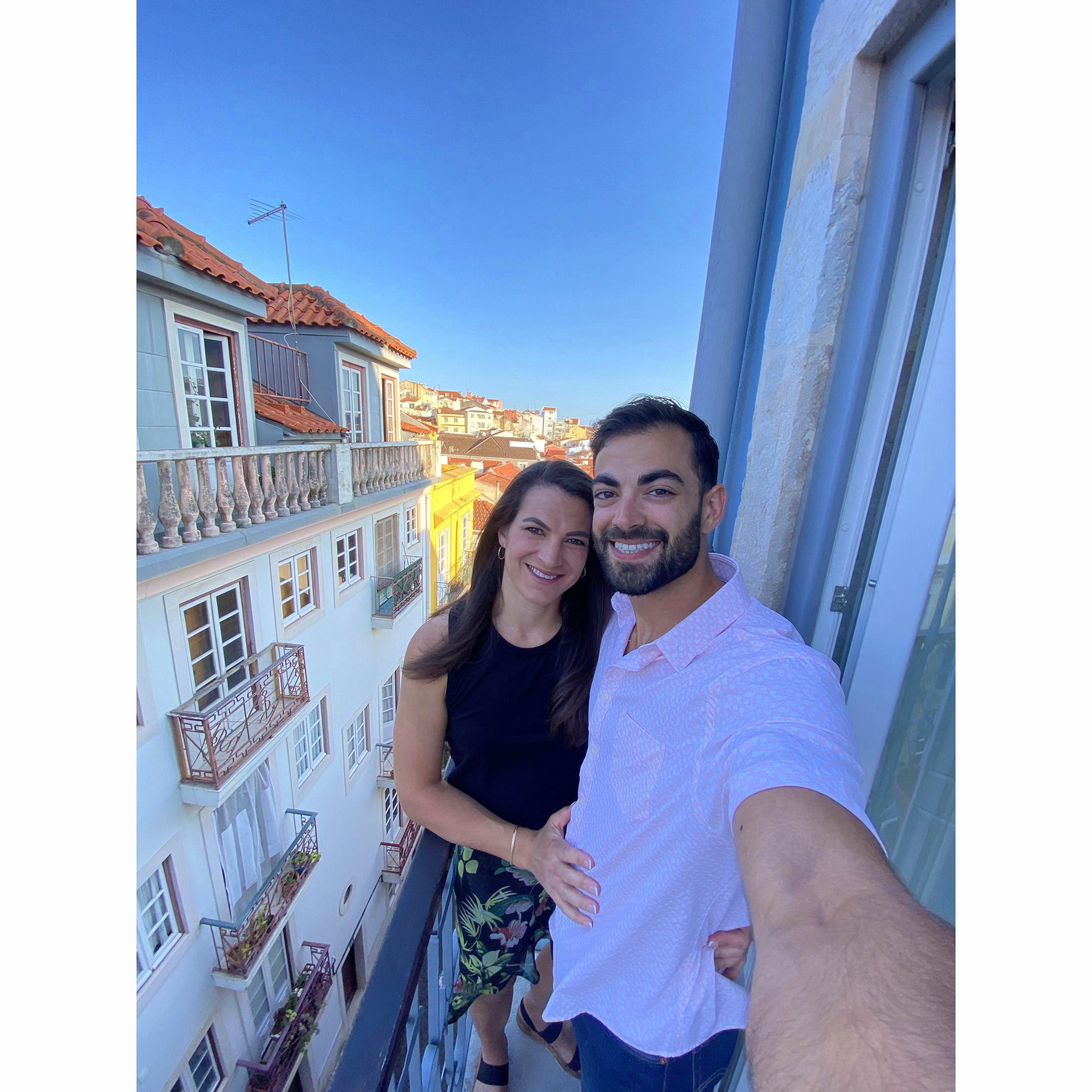 Obrigado for an amazing view from our little balcony and an amazing trip to Portugal - 6.