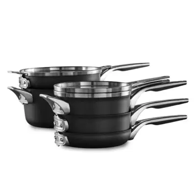 Calphalon® Premier™ Space Saving Hard Anodized Nonstick 8-Piece Cookware Set