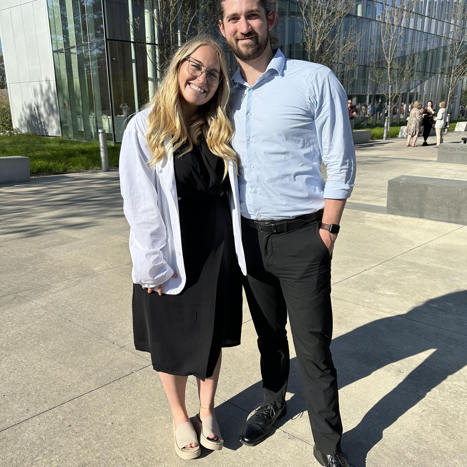 Ally's white coat ceremony