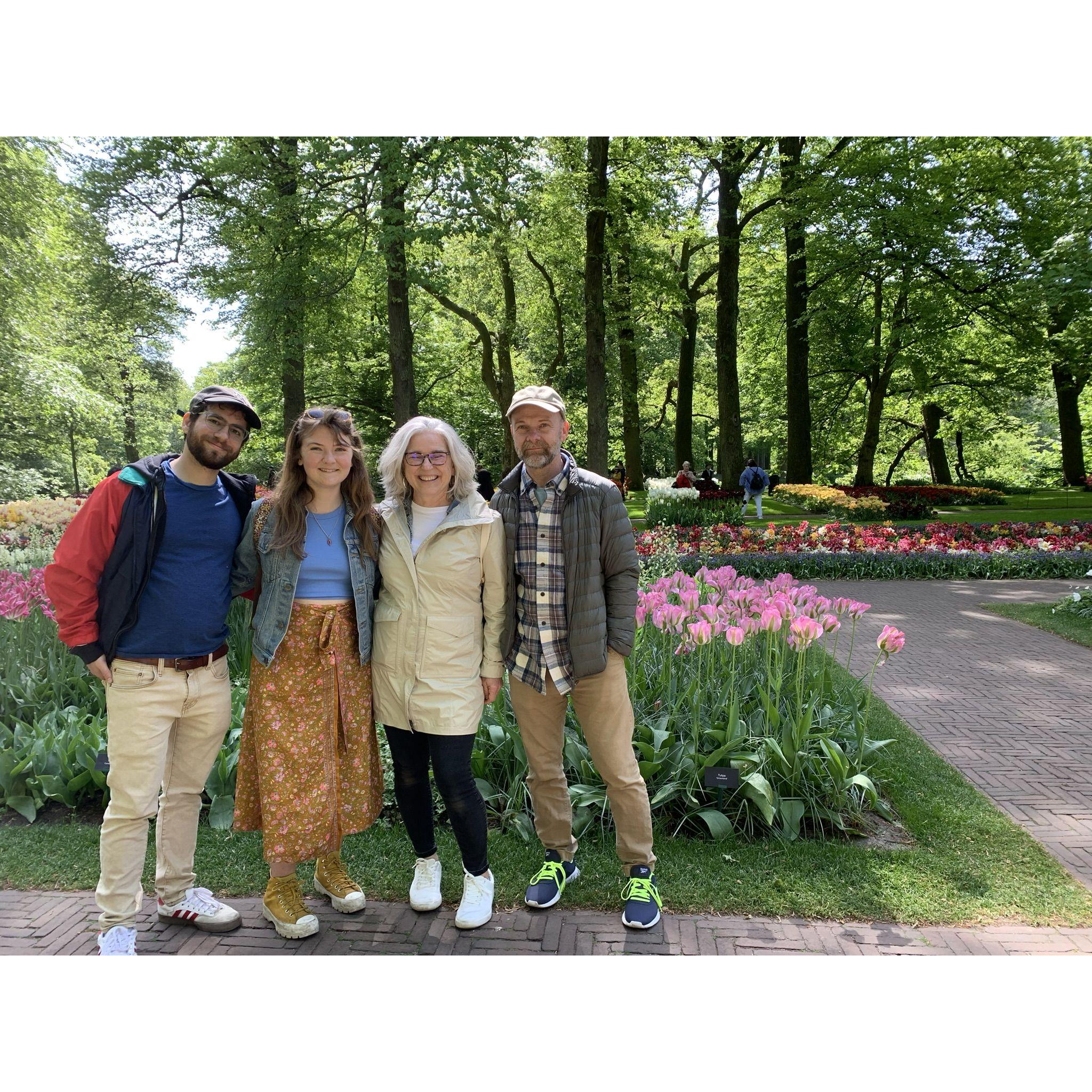 Lydia's parents came and visited us in Amsterdam!