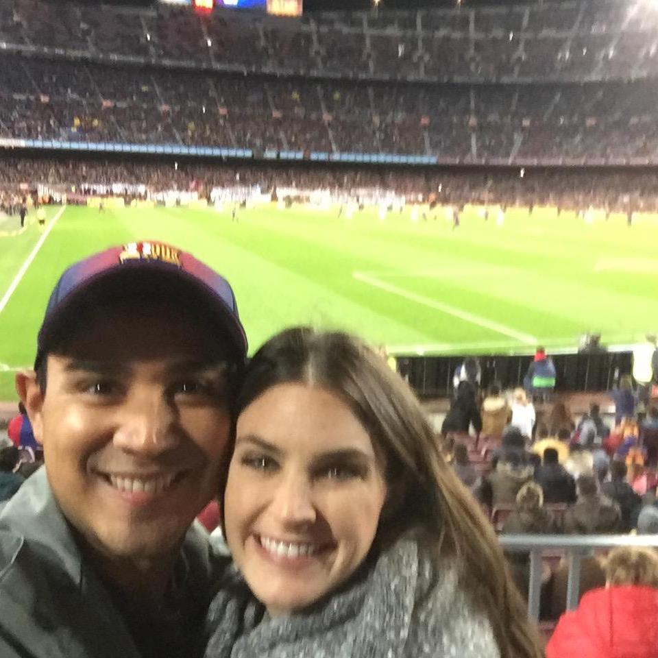 Barcelona Futbol! Watching Messi, Neymar, and Suarez play!