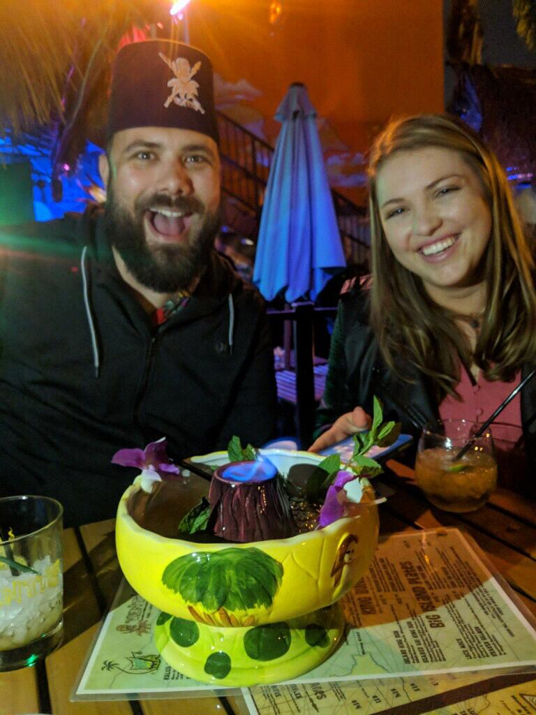 Jay’s birthday at our favorite local spot, Ventiki!!