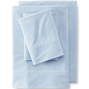 Cotton Oxford Stripe Bed Sheet Set