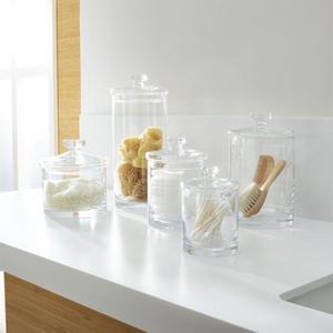 Set of 5 Glass Canisters