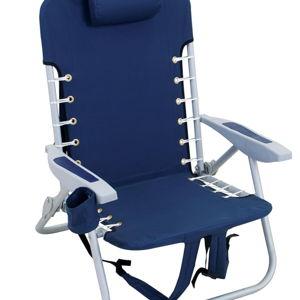 Rio Brands Folding Beach Chair - Navy