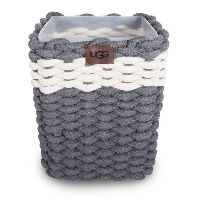 UGG® Sadie Wastebasket in Charcoal/Snow