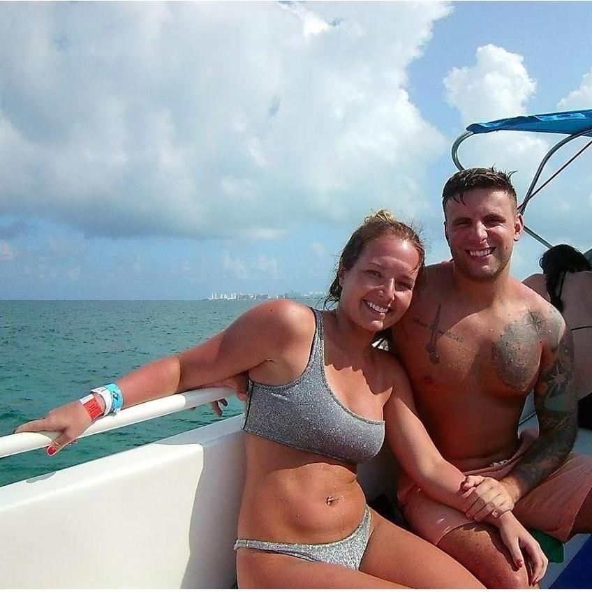 Post dive in Cancun, Mexico.
