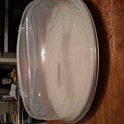 Vented Microwave Food Cover Splatter Guard, 10.5-inch x 3.5-inch