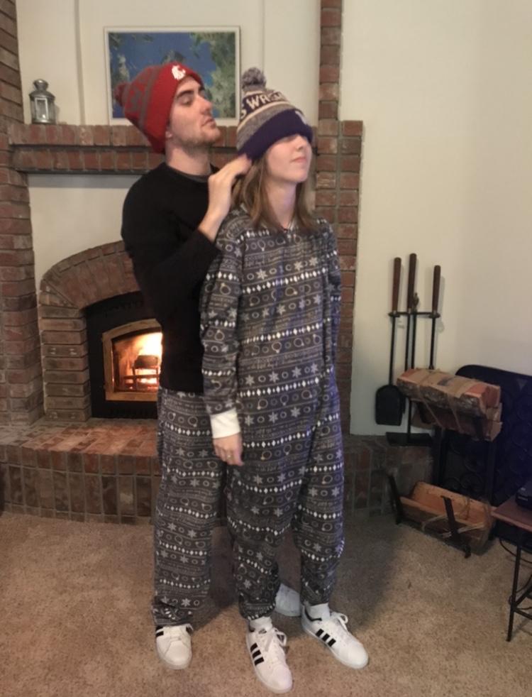 Our first Christmas together.