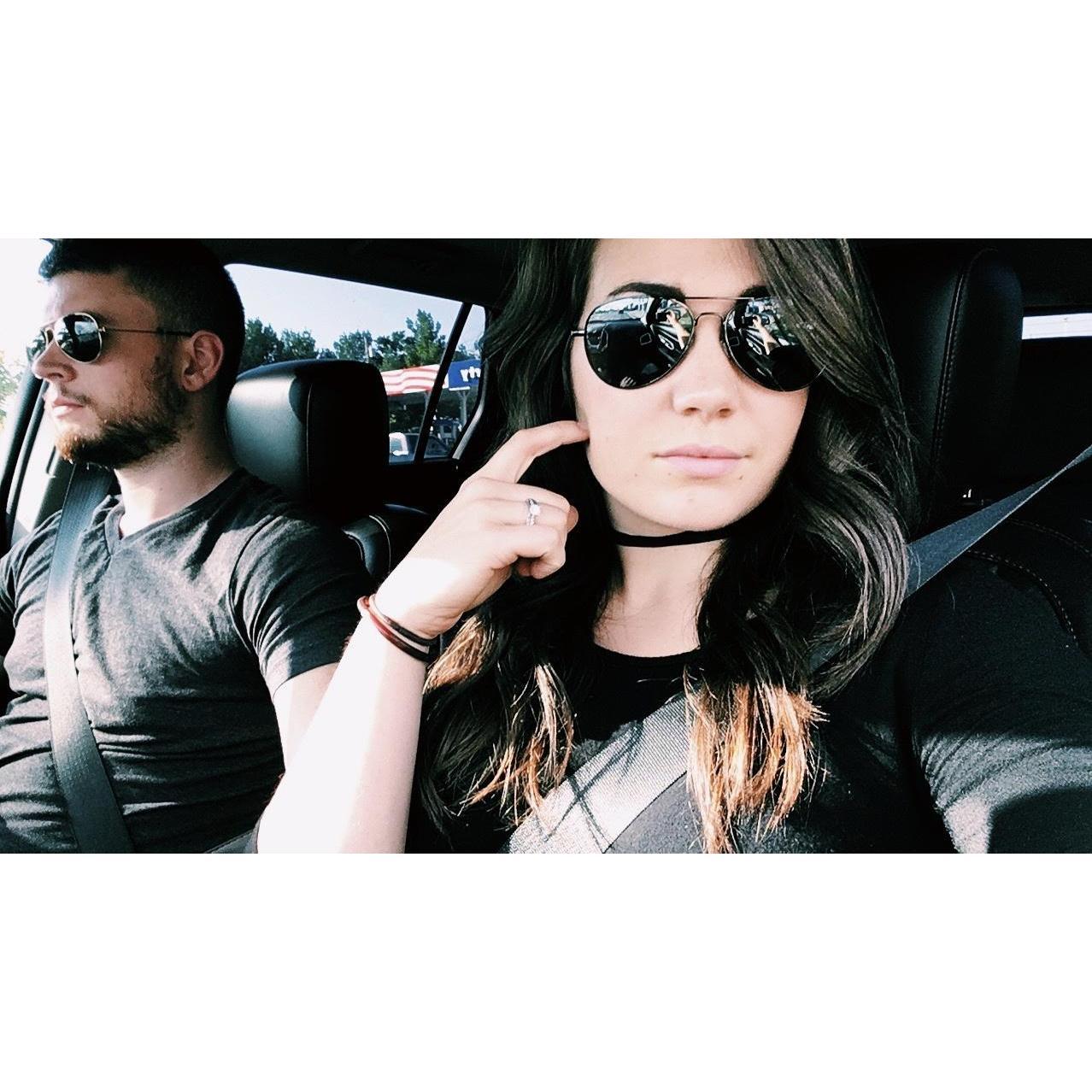Our life always feels like its in a car now for some reason. We always have to be doing something!