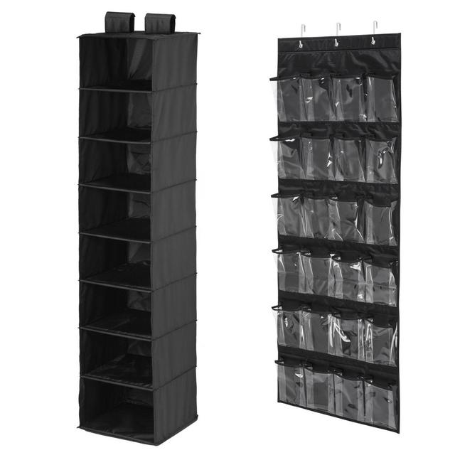 Honey-Can-Do® 2-Piece Closet Organization Kit in Black