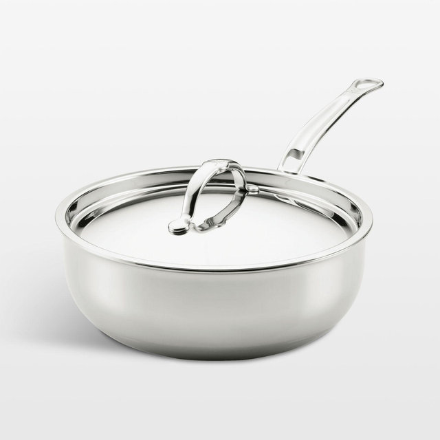 Hestan Probond Luxe 2-Qt. Stainless Steel Saucier with Lid
