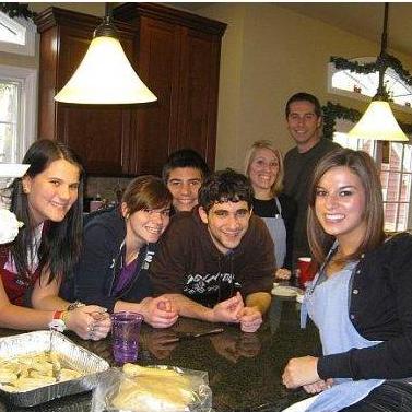 Helping the Muscarella family make a massive quantity of "S" cookies.