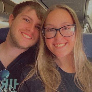 Our first vacation together (and my first time flying!)