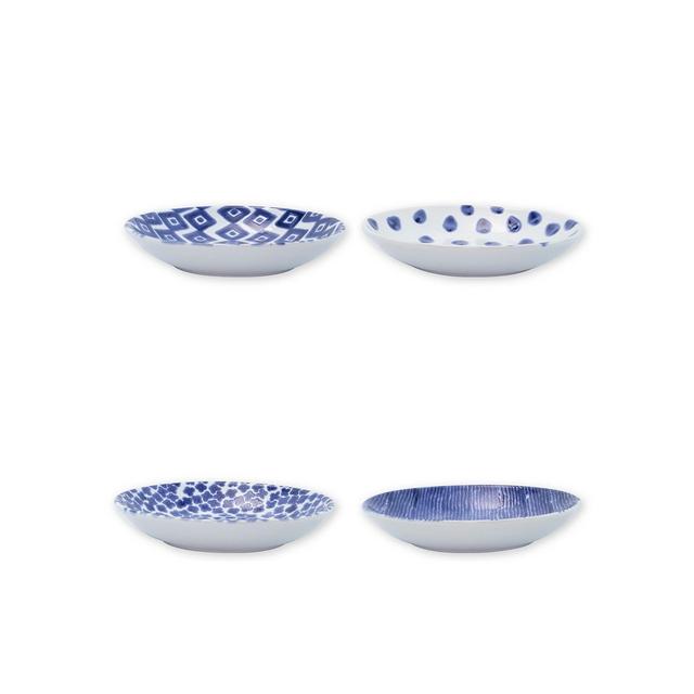 Vietri Santorini Assorted Pasta Bowls - Set of 4