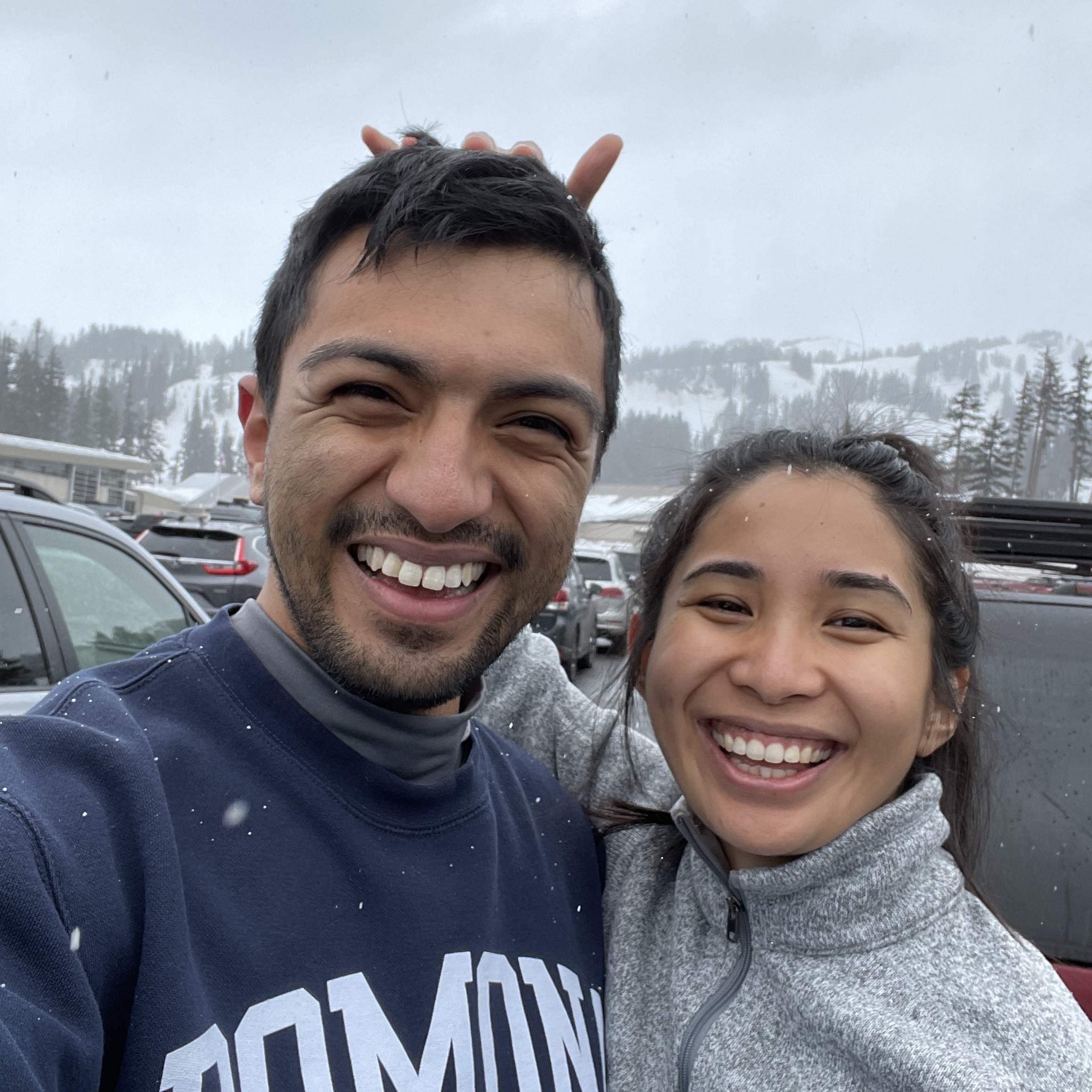 Rachel's first time skiing! (2021)