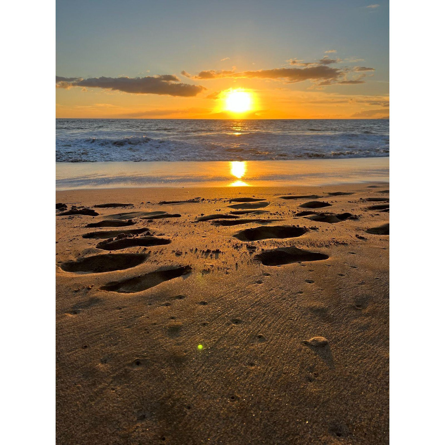 gotta have a footprints shot