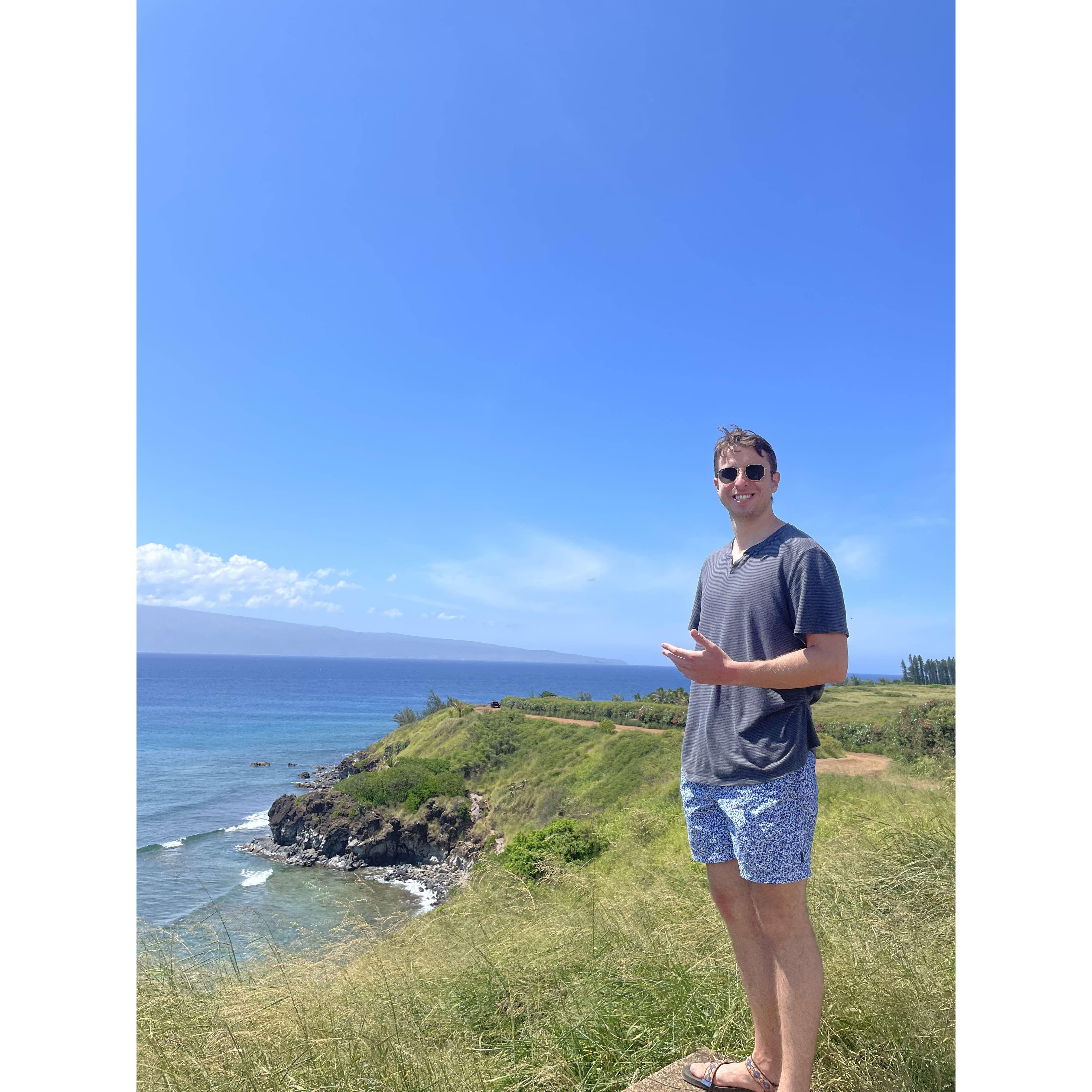 March 2021, Matthew amazed with Maui's beauty.