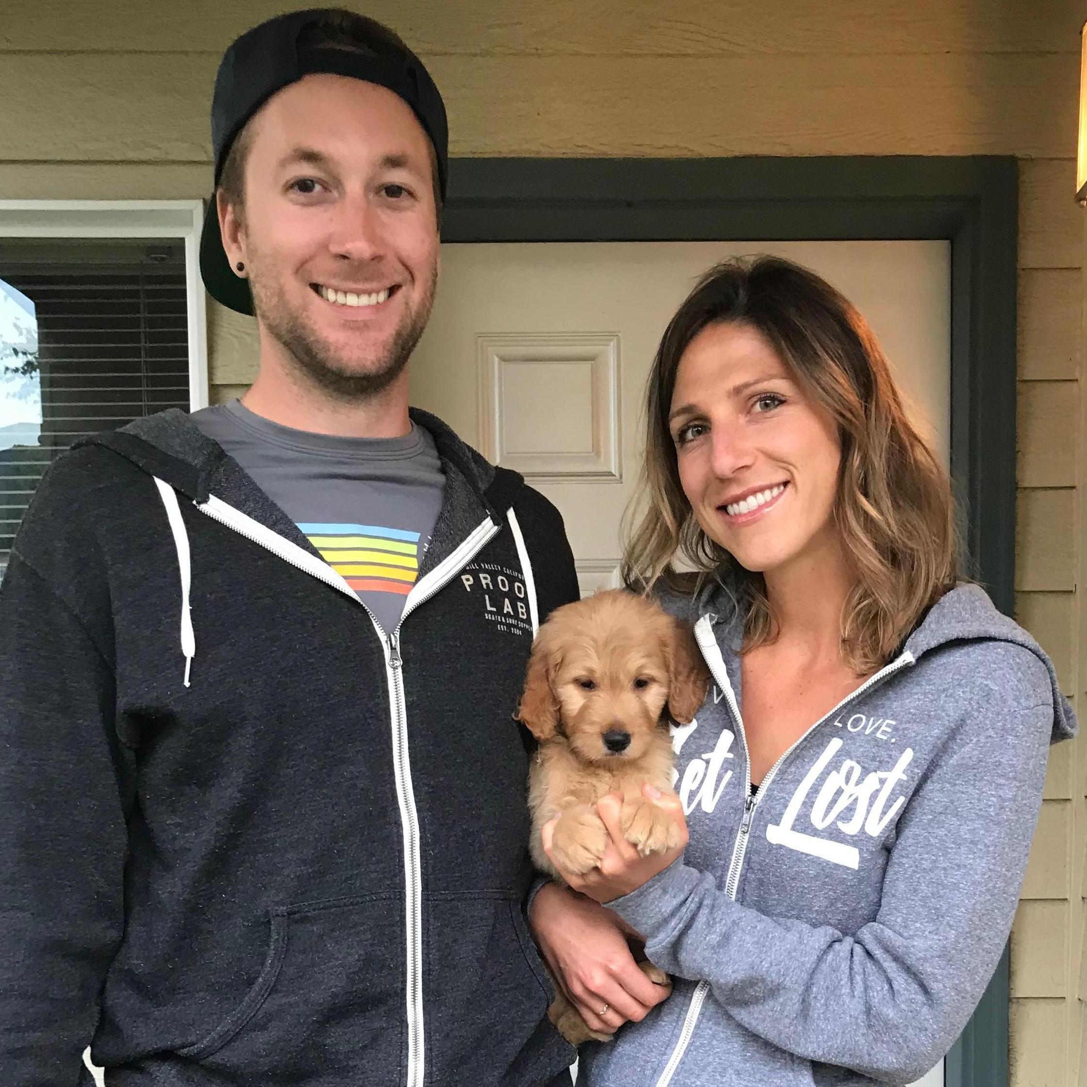 Taking Milo home! August 2018