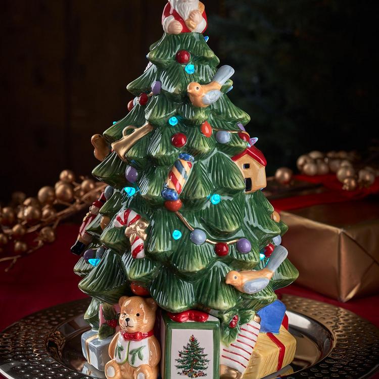 Spode Christmas Tree Rectangular Handled Dish