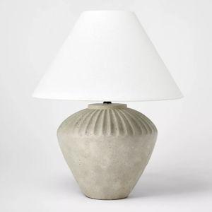 Ceramic Table Lamp Tan - Threshold™ designed with Studio McGee