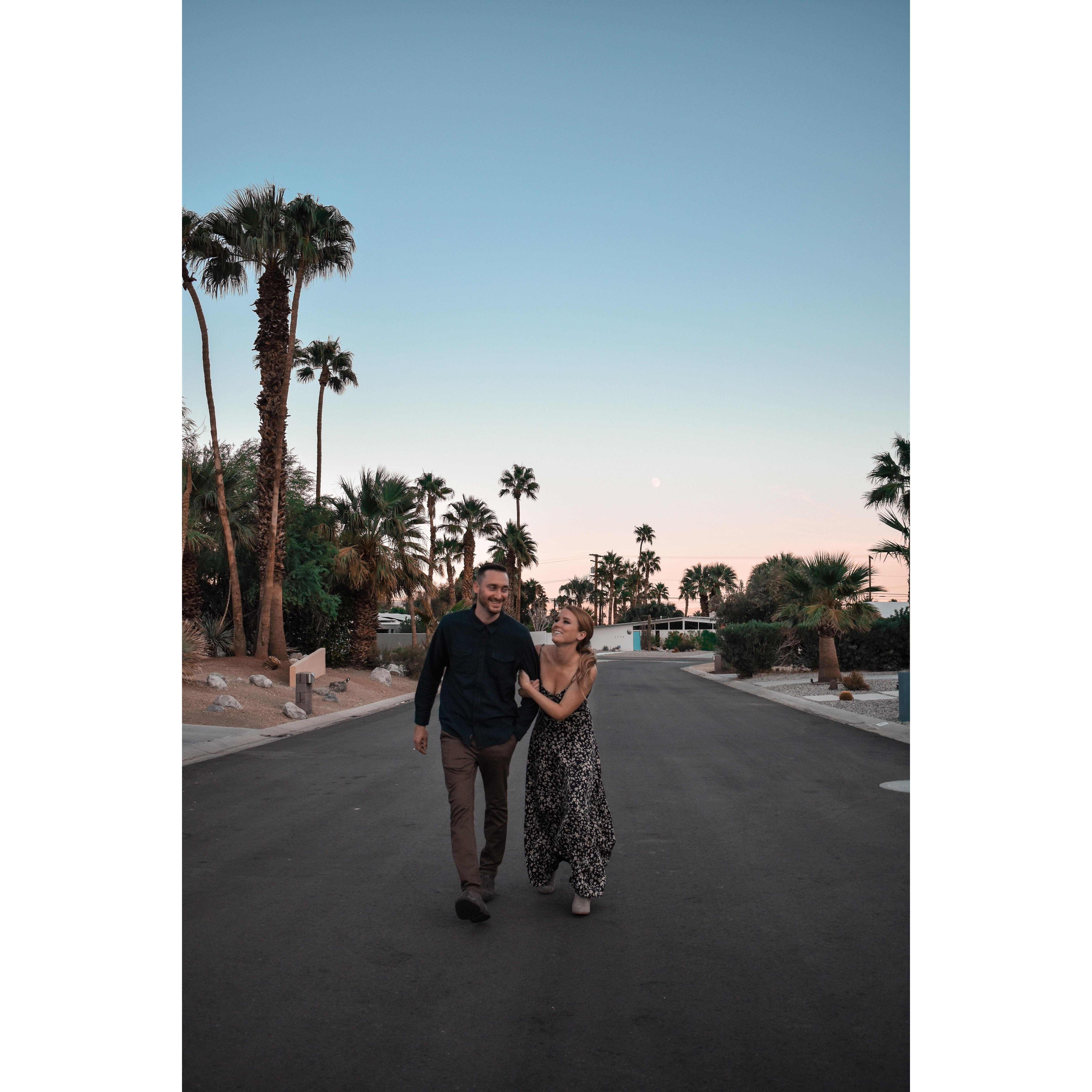 Palm Springs Engagement Photos 11/9/19