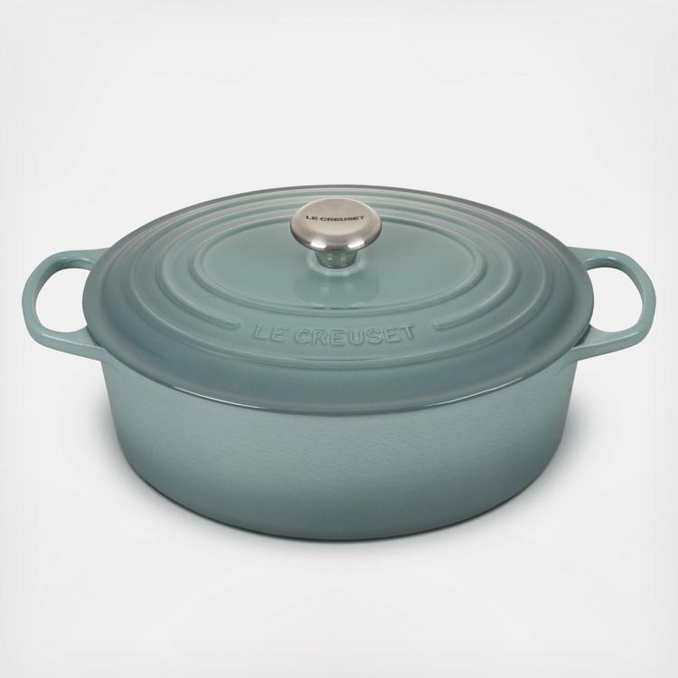 Le Creuset Signature Square 9.5 Graphite Grey Enameled Cast Iron