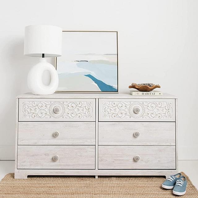 Signature Design by Ashley Paxberry Boho Dresser, Whitewash