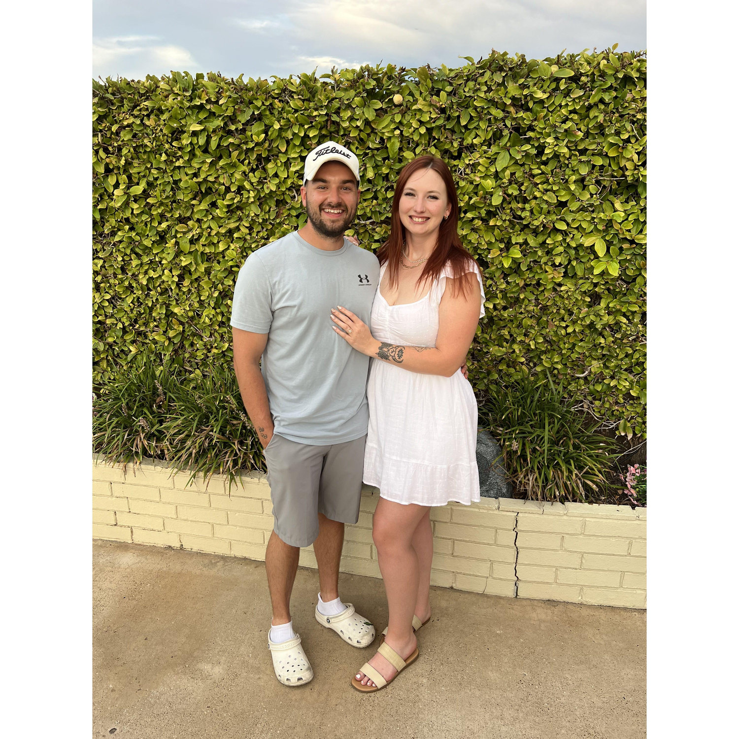 Our engagement party Em's dad threw for us.